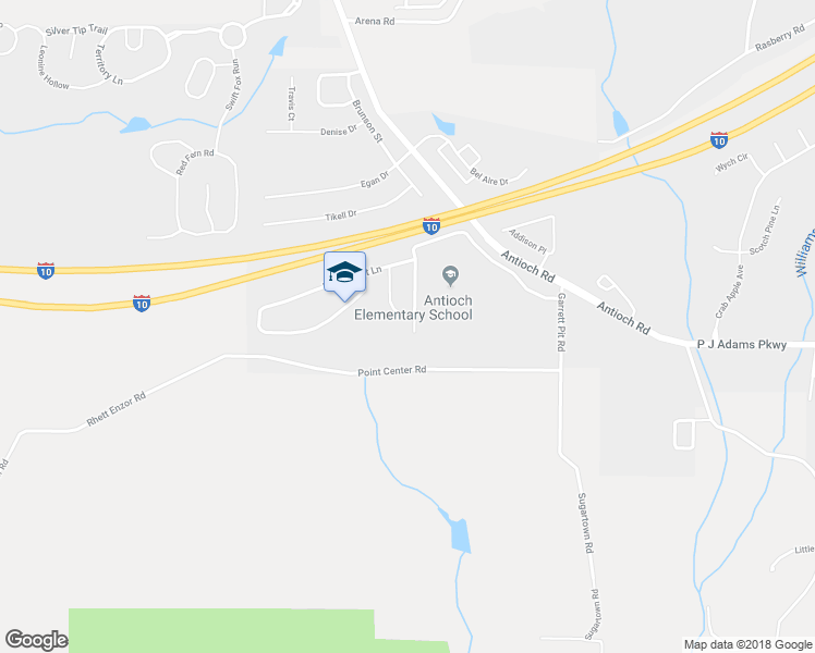 map of restaurants, bars, coffee shops, grocery stores, and more near 5323 Whitney Court in Crestview