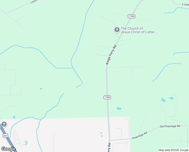 map of restaurants, bars, coffee shops, grocery stores, and more near 371154 Kings Ferry Road in Hilliard