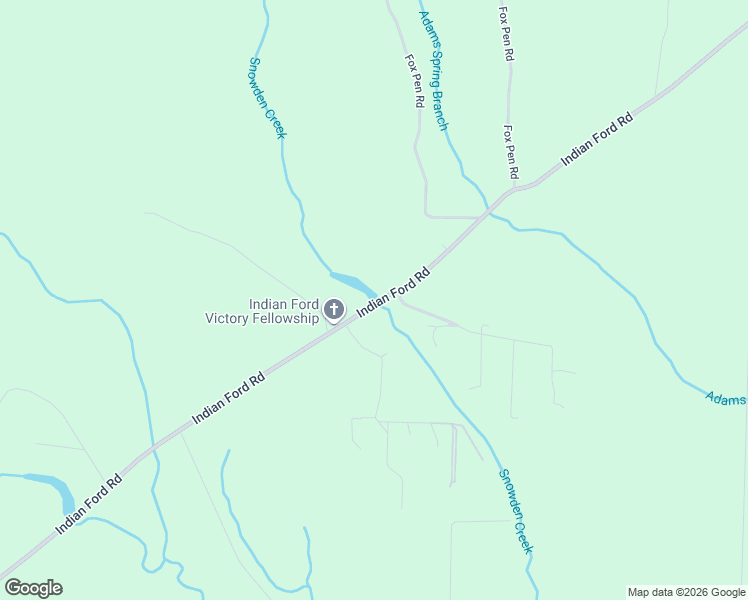 map of restaurants, bars, coffee shops, grocery stores, and more near 9256 Indian Ford Road in Milton