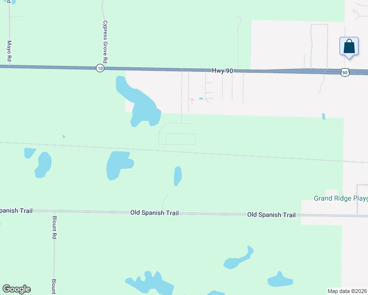 map of restaurants, bars, coffee shops, grocery stores, and more near 6587 Grande Oak Loop in Grand Ridge