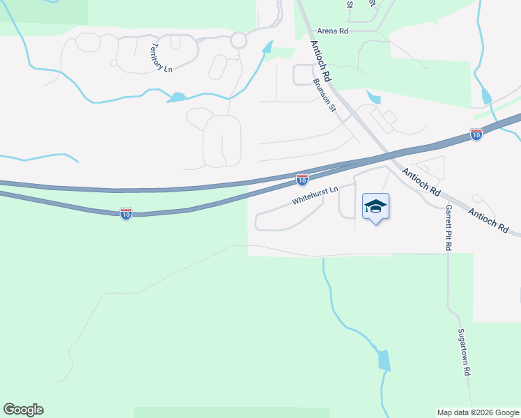 map of restaurants, bars, coffee shops, grocery stores, and more near 5143 Whitehurst Lane in Crestview