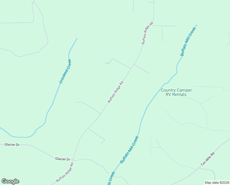 map of restaurants, bars, coffee shops, grocery stores, and more near Buffalo Mill Creek Road in Santa Rosa County