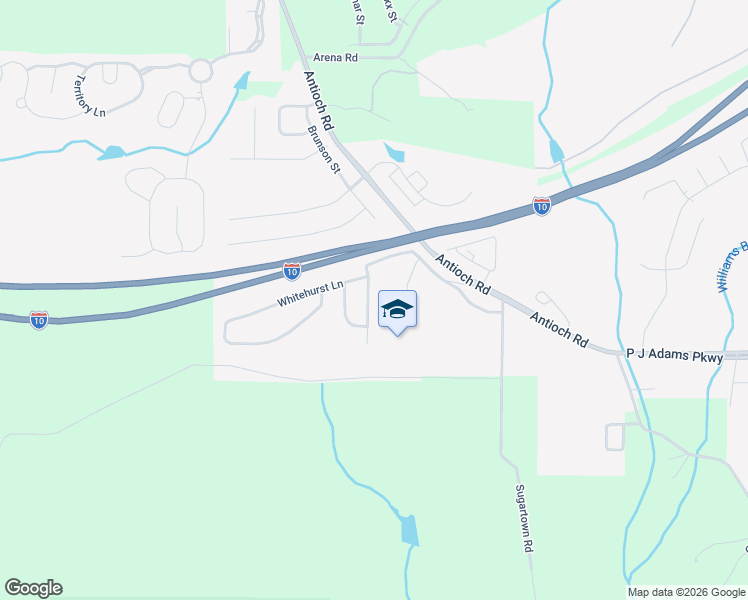 map of restaurants, bars, coffee shops, grocery stores, and more near 5310 Whitney Court in Crestview
