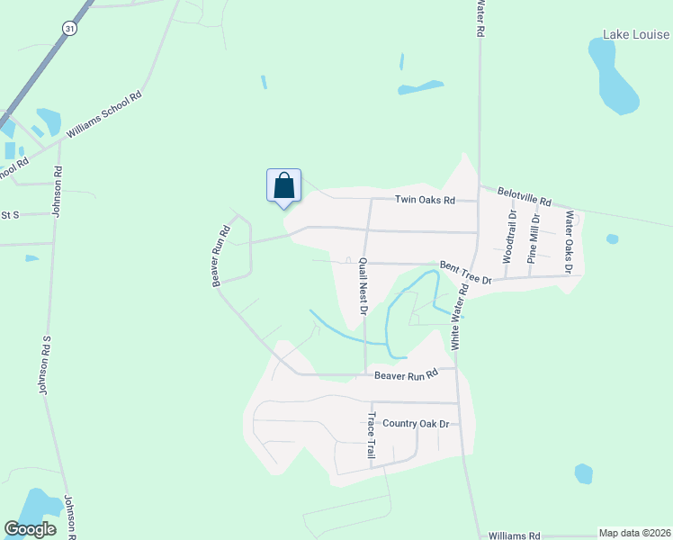 map of restaurants, bars, coffee shops, grocery stores, and more near 4265 Bent Tree Drive in Valdosta