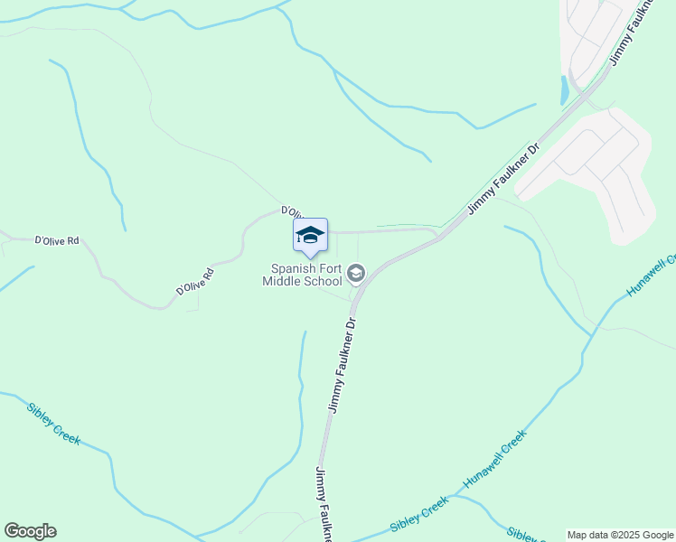 map of restaurants, bars, coffee shops, grocery stores, and more near 33899 Jimmy Faulkner Drive in Spanish Fort