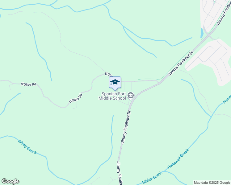 map of restaurants, bars, coffee shops, grocery stores, and more near 33899 Jimmy Faulkner Drive in Spanish Fort