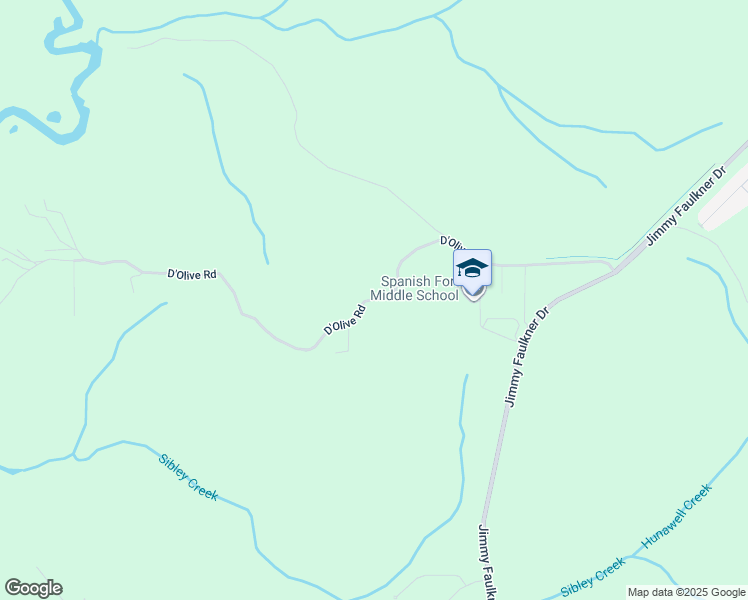 map of restaurants, bars, coffee shops, grocery stores, and more near 9476 D'Olive Road in Spanish Fort