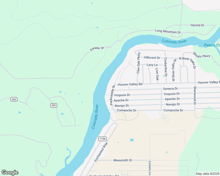 map of restaurants, bars, coffee shops, grocery stores, and more near 1603 County Road 118B in Burnet