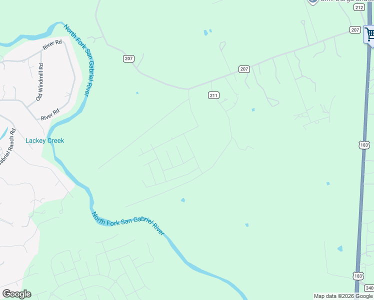 map of restaurants, bars, coffee shops, grocery stores, and more near 136 Spokeshave Lane in Liberty Hill