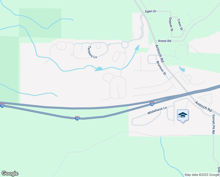 map of restaurants, bars, coffee shops, grocery stores, and more near 661 Red Fern Road in Crestview