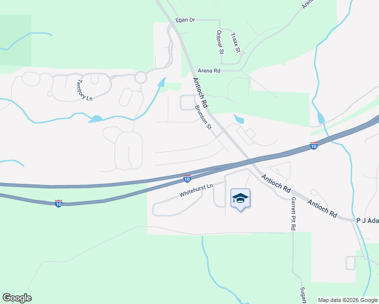 map of restaurants, bars, coffee shops, grocery stores, and more near 317 Egan Drive in Crestview