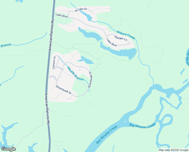 map of restaurants, bars, coffee shops, grocery stores, and more near 33222 Boardwalk Drive in Spanish Fort