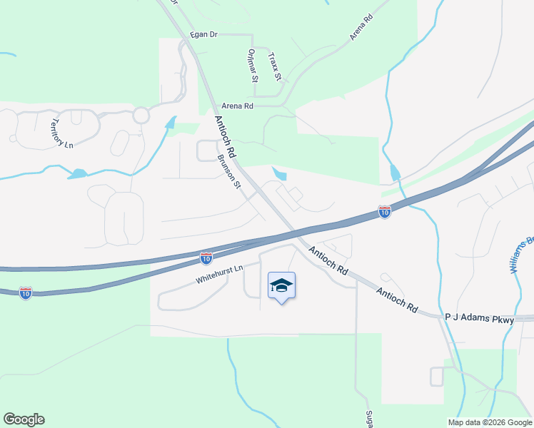 map of restaurants, bars, coffee shops, grocery stores, and more near 688 Brunson Street in Crestview