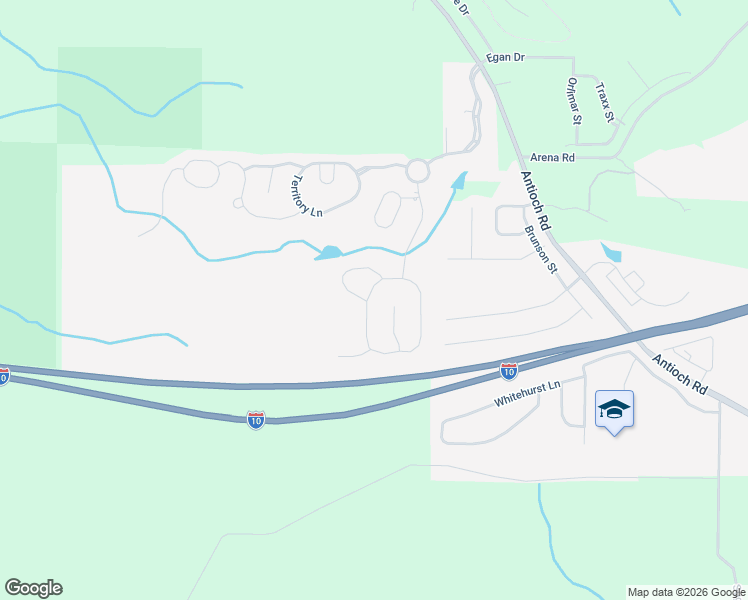map of restaurants, bars, coffee shops, grocery stores, and more near 658 Red Fern Road in Crestview