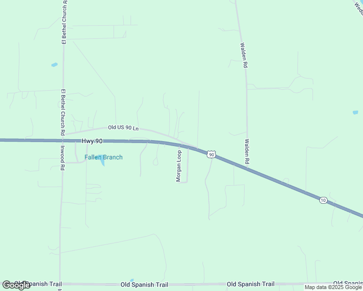 map of restaurants, bars, coffee shops, grocery stores, and more near 8291 Old US 90 Lane in Sneads