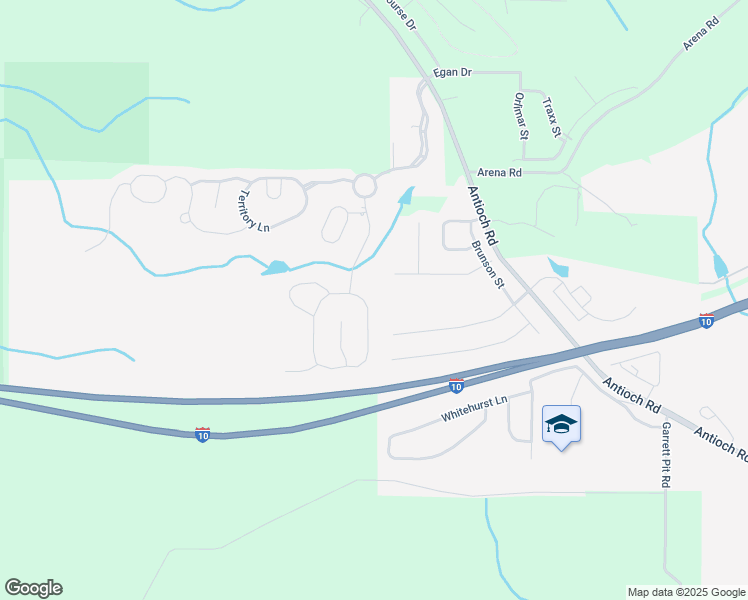 map of restaurants, bars, coffee shops, grocery stores, and more near 608 Red Fern Road in Crestview