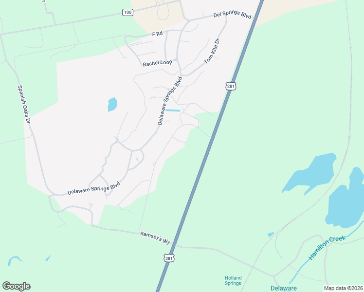 map of restaurants, bars, coffee shops, grocery stores, and more near 107 Double Circle in Burnet