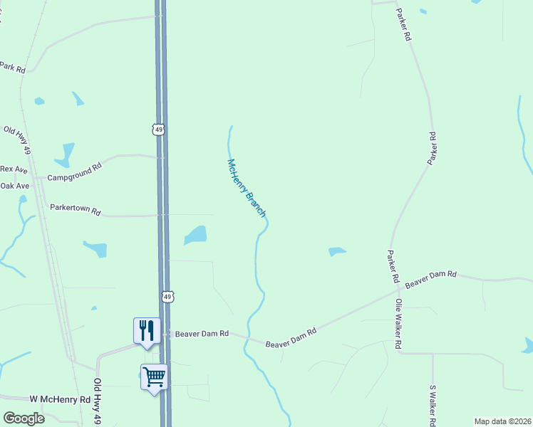 map of restaurants, bars, coffee shops, grocery stores, and more near in McHenry