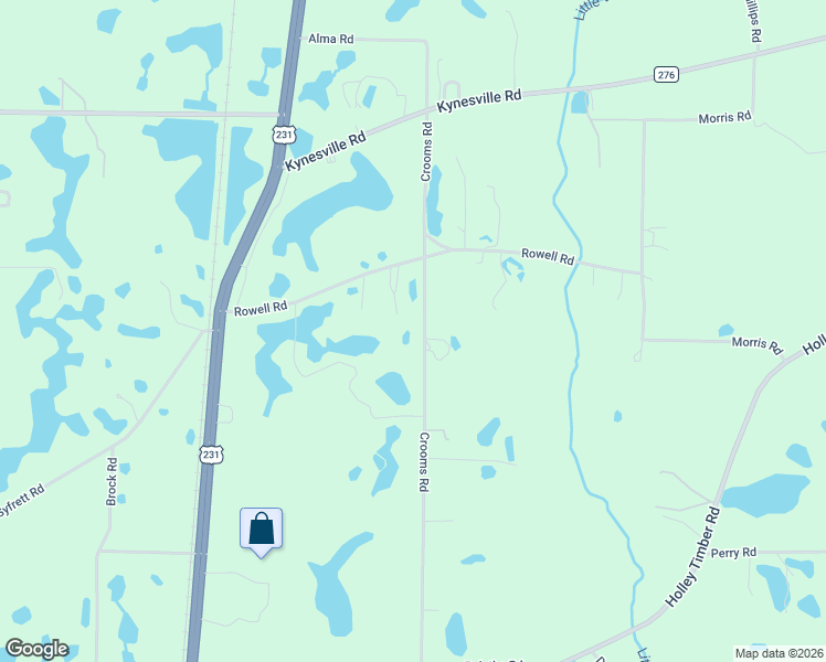 map of restaurants, bars, coffee shops, grocery stores, and more near 2099 Crooms Road in Cottondale