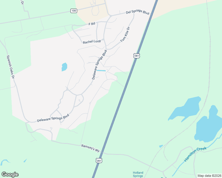 map of restaurants, bars, coffee shops, grocery stores, and more near 107 Double Circle in Burnet