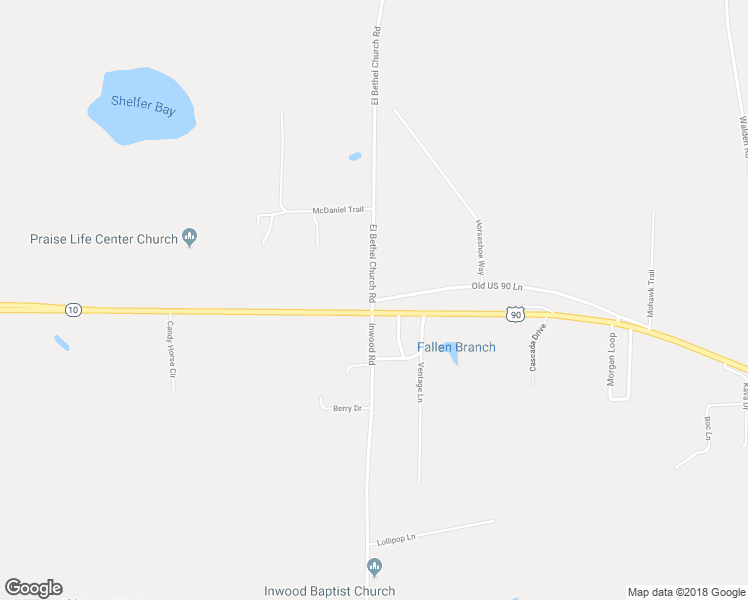 map of restaurants, bars, coffee shops, grocery stores, and more near 7064 Old US 90 Lane in Sneads