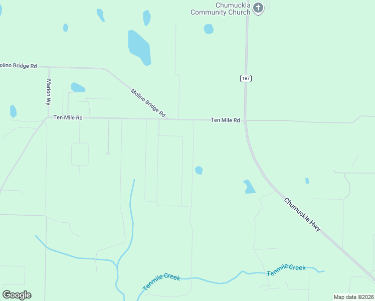 map of restaurants, bars, coffee shops, grocery stores, and more near 2855 10 Mile Road in Pace