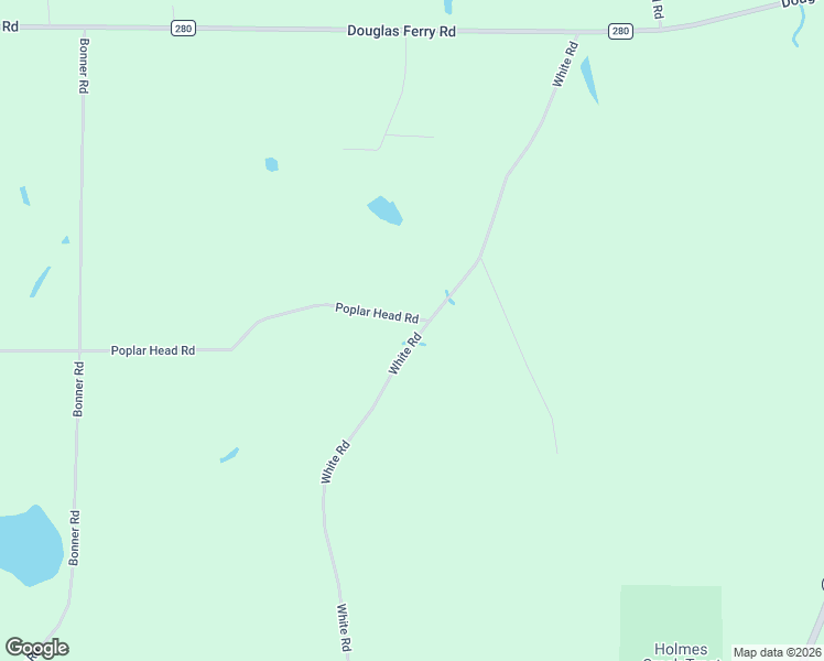map of restaurants, bars, coffee shops, grocery stores, and more near 2460 Poplar Head Road in Bonifay