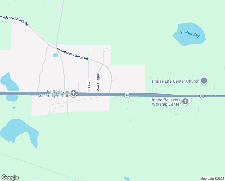 map of restaurants, bars, coffee shops, grocery stores, and more near 2168 Lovers Lane in Grand Ridge