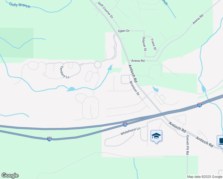 map of restaurants, bars, coffee shops, grocery stores, and more near 801 Travis Court in Crestview