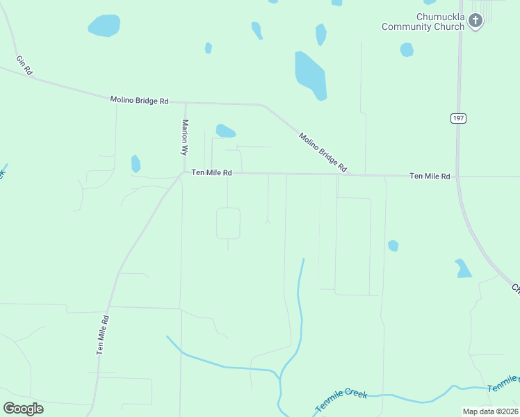 map of restaurants, bars, coffee shops, grocery stores, and more near 2731 Ten Mile Road in Pace