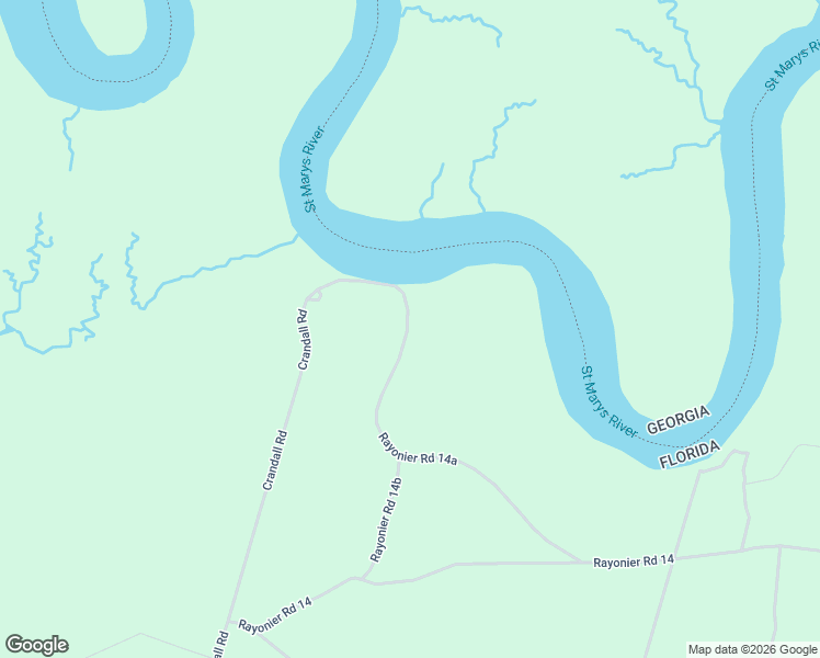 map of restaurants, bars, coffee shops, grocery stores, and more near 77784 Rayonier Road in Yulee