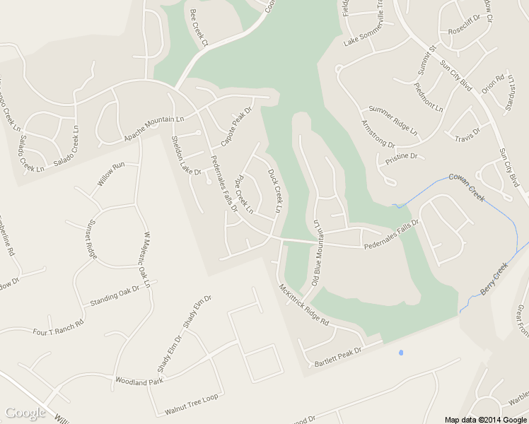 map of restaurants, bars, coffee shops, grocery stores, and more near 503 Pipe Creek Lane in Georgetown