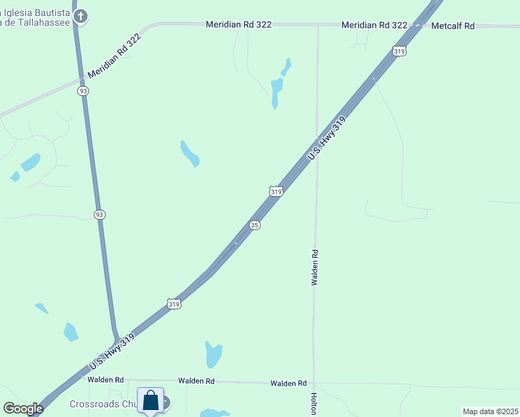 map of restaurants, bars, coffee shops, grocery stores, and more near 1818 U.S. 319 in Thomasville
