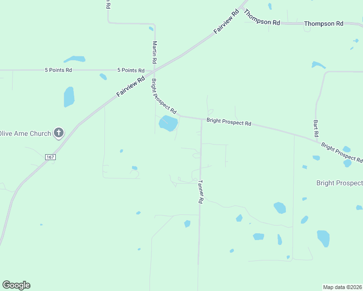map of restaurants, bars, coffee shops, grocery stores, and more near 3601 Guinea Runway Lane in Marianna