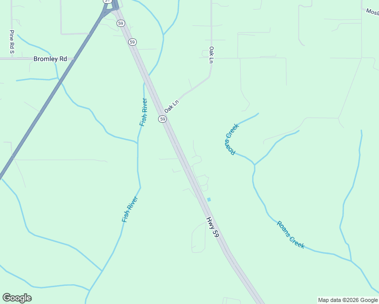 map of restaurants, bars, coffee shops, grocery stores, and more near 34002 Alabama 59 in Stapleton