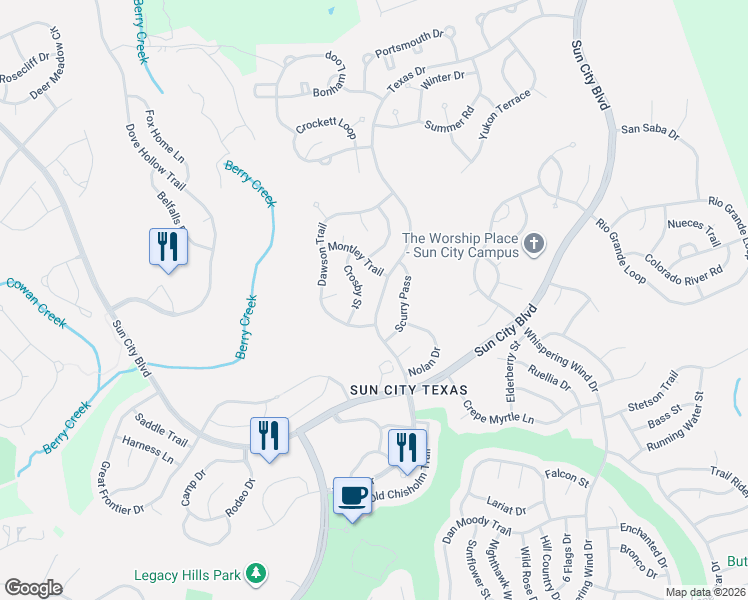 map of restaurants, bars, coffee shops, grocery stores, and more near 109 Crosby Street in Georgetown