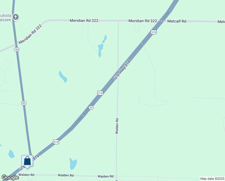 map of restaurants, bars, coffee shops, grocery stores, and more near 1818 U.S. 319 in Thomasville