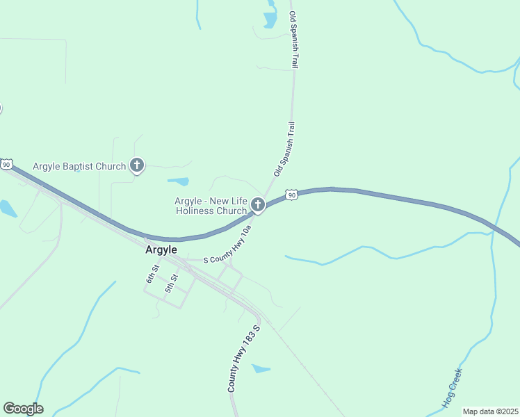 map of restaurants, bars, coffee shops, grocery stores, and more near 30 U.S. 90 in DeFuniak Springs