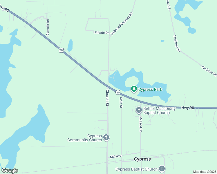 map of restaurants, bars, coffee shops, grocery stores, and more near 4605 Highway 10 in Grand Ridge