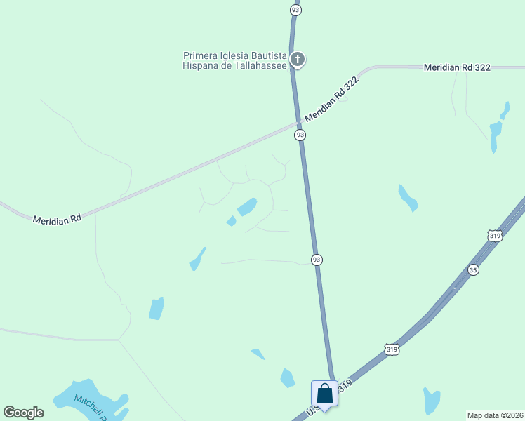 map of restaurants, bars, coffee shops, grocery stores, and more near 122 Leonards Drive in Thomasville