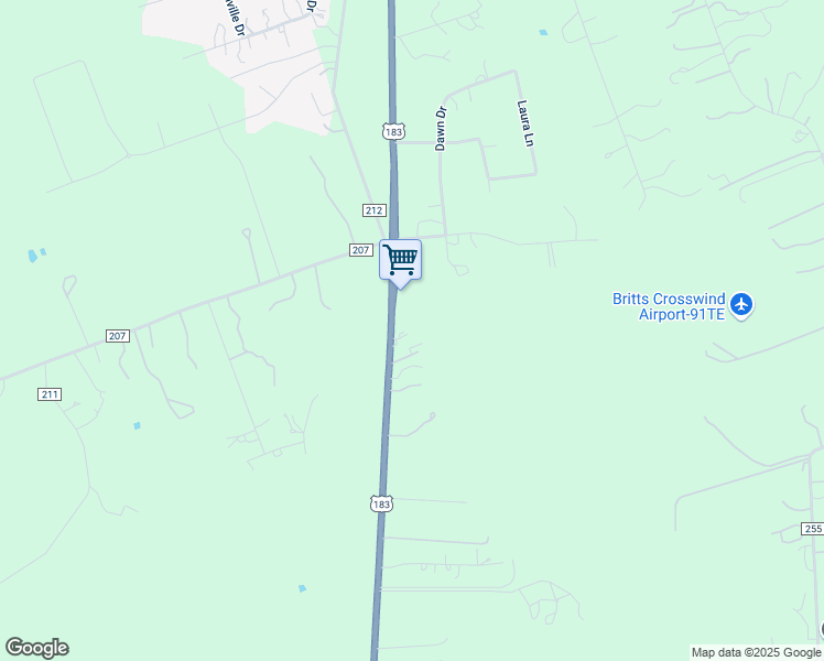 map of restaurants, bars, coffee shops, grocery stores, and more near 4850 U.S. 183 in Liberty Hill