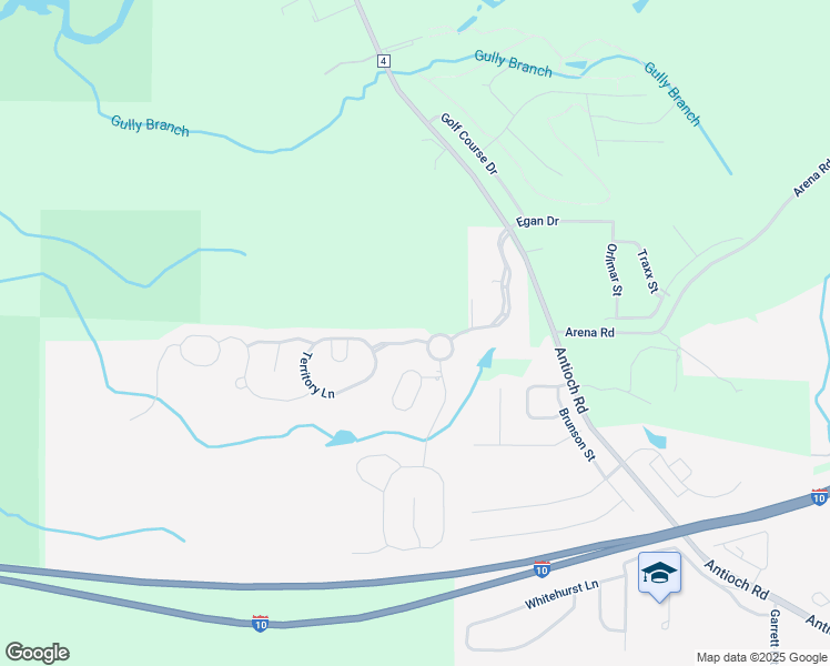 map of restaurants, bars, coffee shops, grocery stores, and more near 232 Foxchase Way in Crestview
