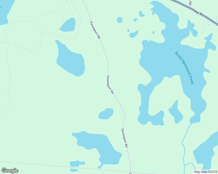 map of restaurants, bars, coffee shops, grocery stores, and more near Davenport Road in Marianna