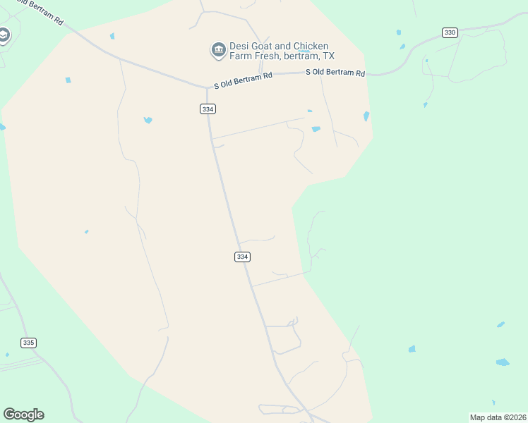 map of restaurants, bars, coffee shops, grocery stores, and more near 451 County Road 334 in Burnet
