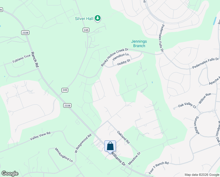 map of restaurants, bars, coffee shops, grocery stores, and more near 121 Ridgewood Cove in Georgetown