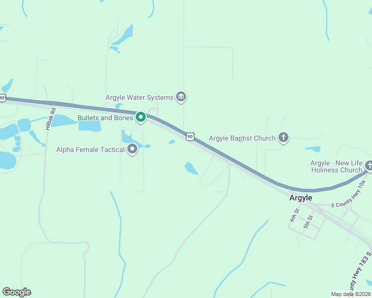 map of restaurants, bars, coffee shops, grocery stores, and more near 324 Goodwin Road in DeFuniak Springs