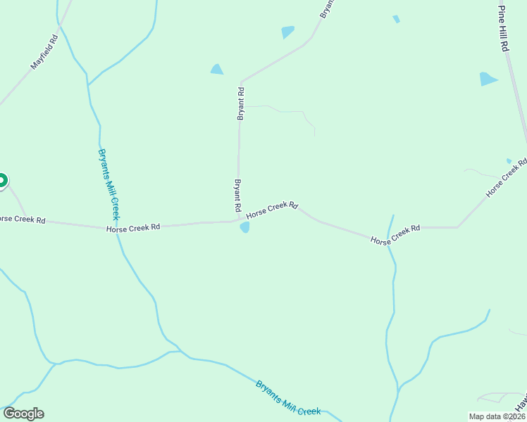 map of restaurants, bars, coffee shops, grocery stores, and more near Horse Creek Road in Grady County