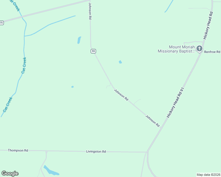 map of restaurants, bars, coffee shops, grocery stores, and more near 511 Johnson Road in Quitman