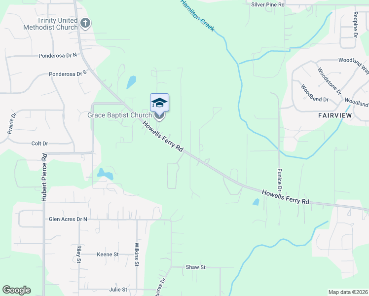 map of restaurants, bars, coffee shops, grocery stores, and more near 8650 Howells Ferry Road in Semmes