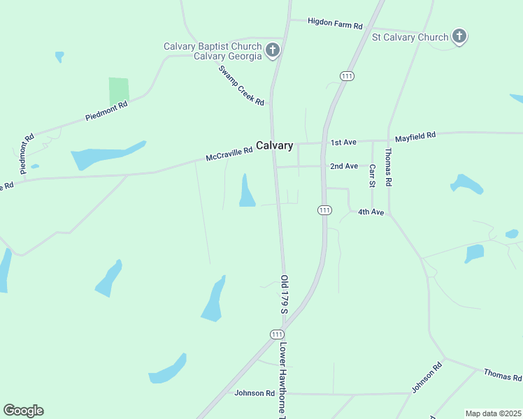 map of restaurants, bars, coffee shops, grocery stores, and more near 4772 Old 179 South in Whigham